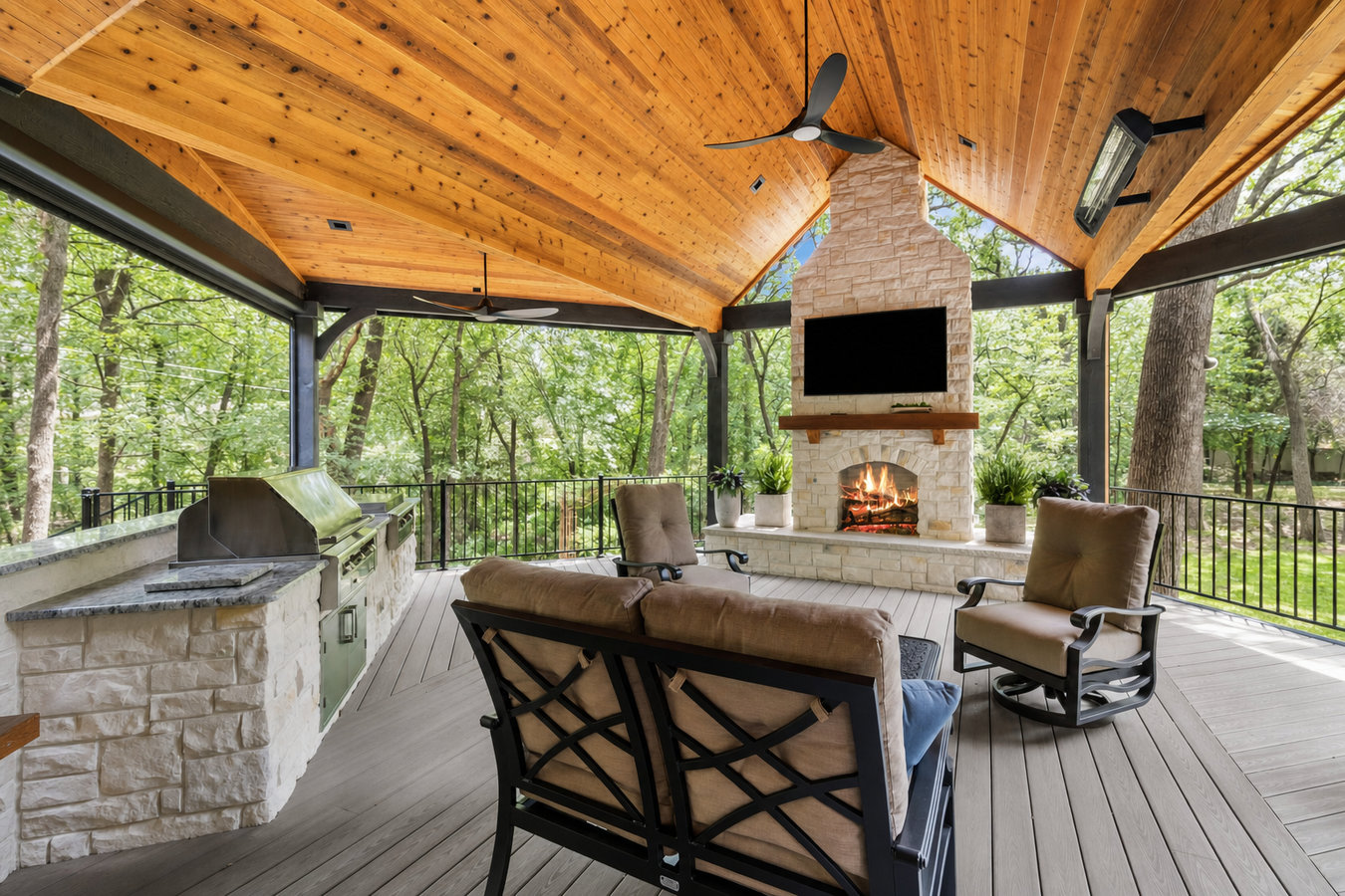 Covered decks and patio covers