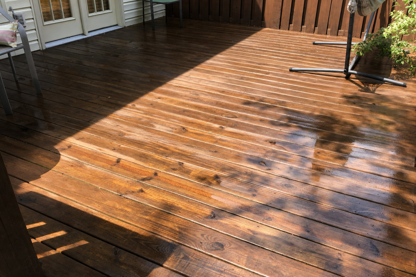 Deck staining and sealing in Oakley, CA